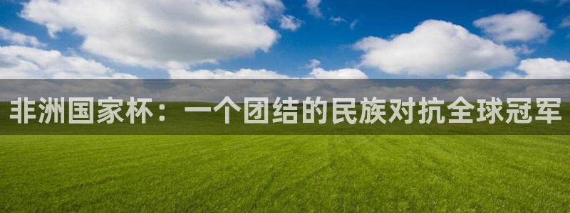 2026足球世界杯：非洲国家杯：一个团结的民族对抗全球冠军